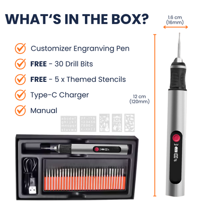 GrooviePro - Customizer Engraving Pen